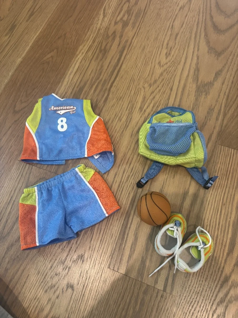 American Girl Doll Basketball set